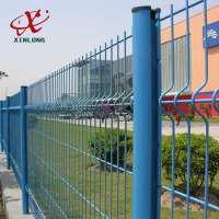 Anti climb w-profile steel palisade fence panels